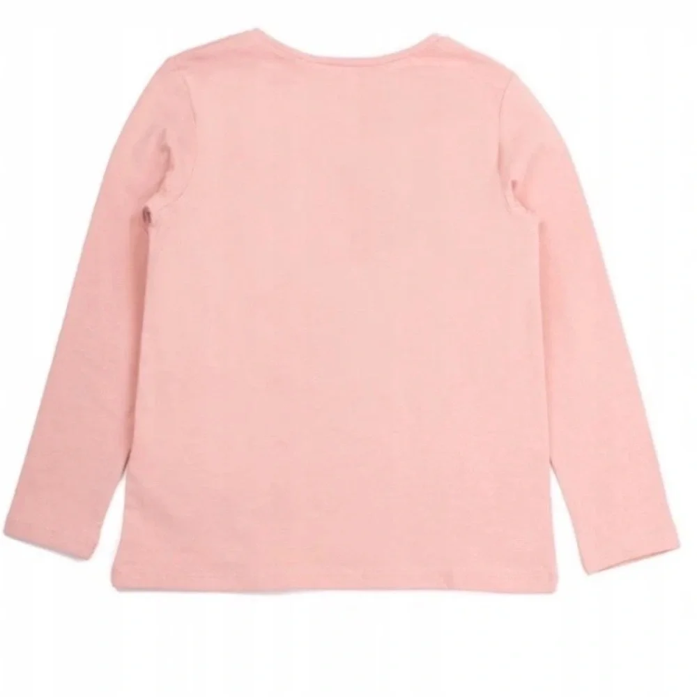 H&M Girls Size 6-7 Unicorn Pink Long Sleeve Shirt & Leggings Set